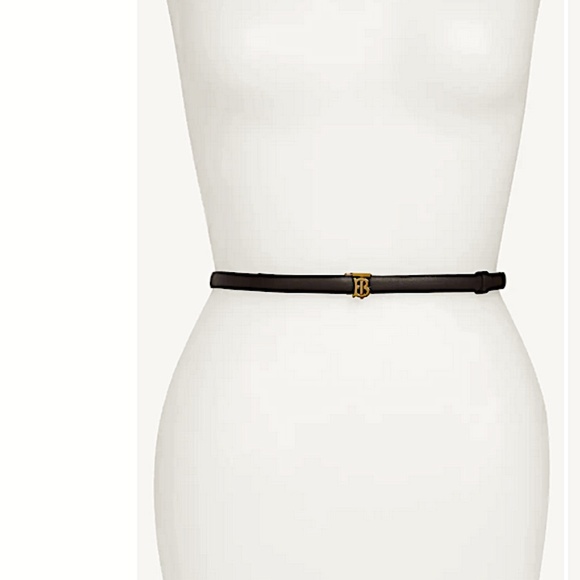 Monogram Motif Reversible Leather Belt Burberry - Picture 4 of 13